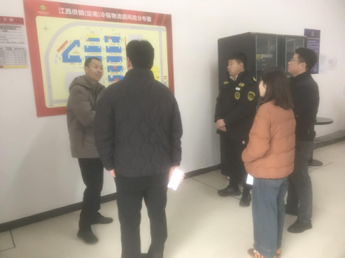 协会秘书长李辉一行前往定南全南 供销冷链物流园走访调研